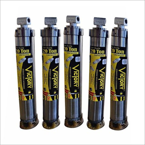 Silver Yellows Tractor Trailer Hydraulic Jack