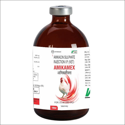 Liquid 100Ml Amikacin Sulphate Injection Ip