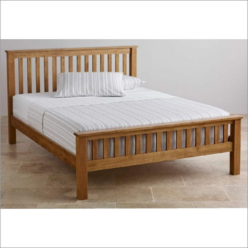 Wooden Flat Double Bed