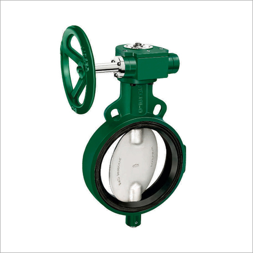 Cast Iron Gear Operated Wafer Type Butterfly Valve