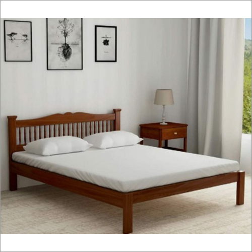 Plain Wooden Bed