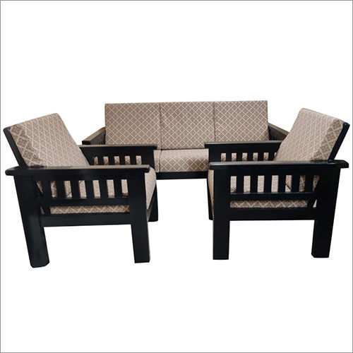 Handmade 5 Wooden Seater Sofa Set