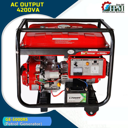 Petrol Generator 5 KVA Model GE-5000RS Recoil and Self Start