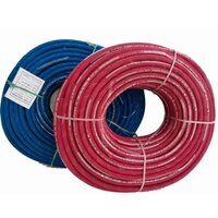 Isi Wrapping Gas Cutting Hose Pipe - Durable Rubber, 8mm Length, Red & Blue Colors | Designed For Fire Fighting Applications, Industrial Use