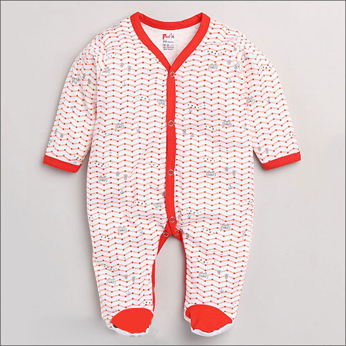 Kids White Red FO Romper