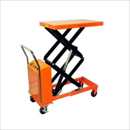Semi Electric Scissor Lift Table Truck