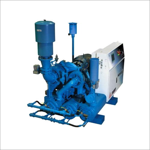 Blue Rotary Screw Air Compressor