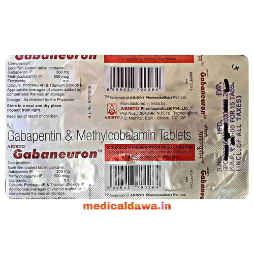 Gabapentin And Methylcobalamin Tablets