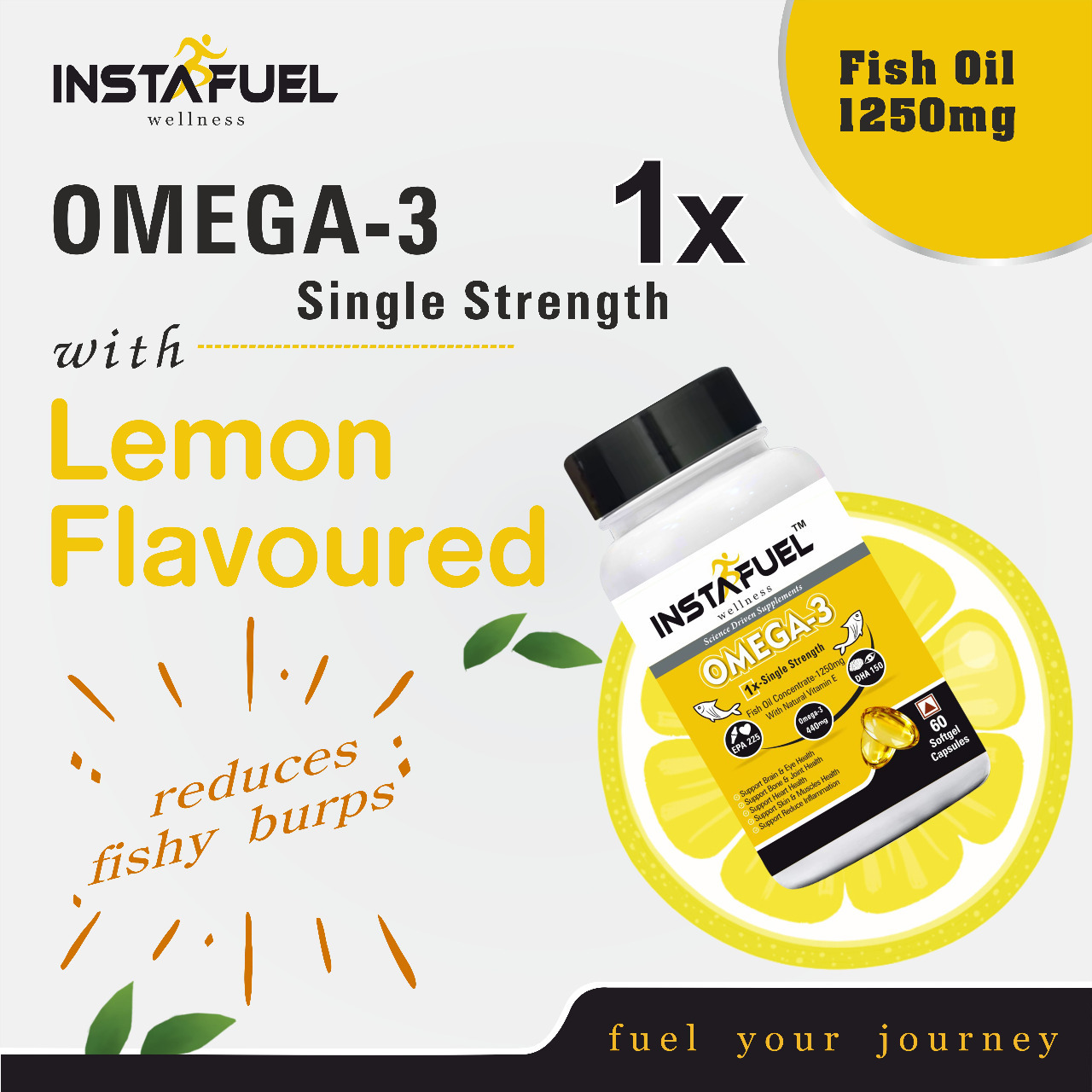 Omega 3 Fish Oil 60 Softgel Capsules