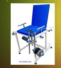 Quadriceps Table - Foam & Steel Material, Height Adjustable 75-95cm, Blue Color | Durable Frame, Leg Exercises, Rehabilitation Aid, Strength Building