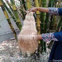 FACTORY PRICES INDIAN NATURAL BLONDE  HAIR EXTENSIONS