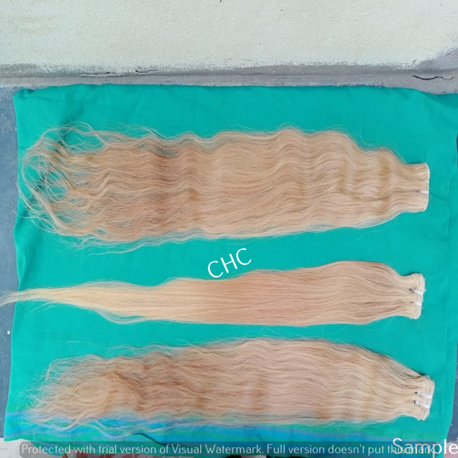 FACTORY PRICES INDIAN NATURAL BLONDE HAIR EXTENSIONS