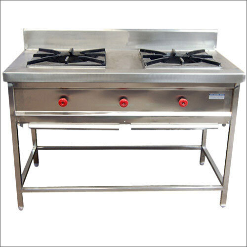 Manual 2 Burner Commercial Gas Stove