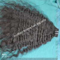 Natural Indian Hair Unprocessed Virgin Indian Human Hair From Indian Factory