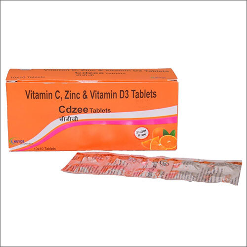 Vitamin C Zinc And Vitamin D3 Tablets