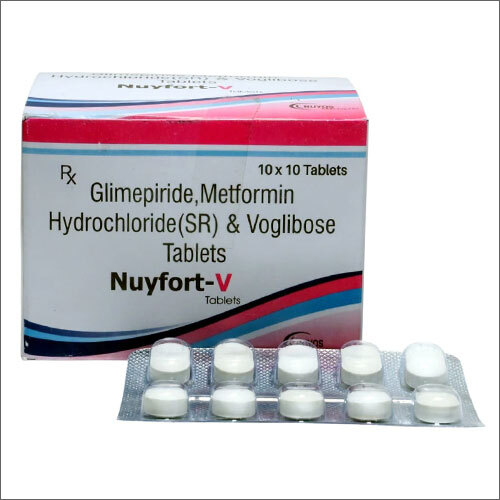 Glimepiride Metformin Hydrochloride SR And Voglibose Tablets