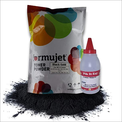 1 KG Formujet Black Gold Toner Powder For Refilling HP Laser Jet