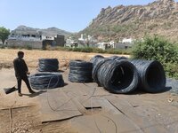 Industrial Mild Steel Wire Rod - Galvanized Finish, Corrosion Resistant | Versatile Application In Various Industrial Fields, Custom Sizes Available