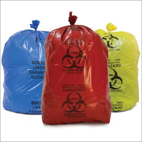 Multicolor Disposable Biohazard Bags