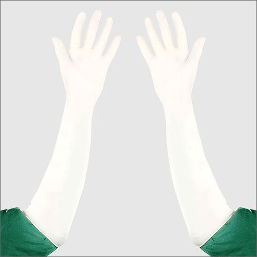 Latex Long Cuff Surgical Powdered Gloves