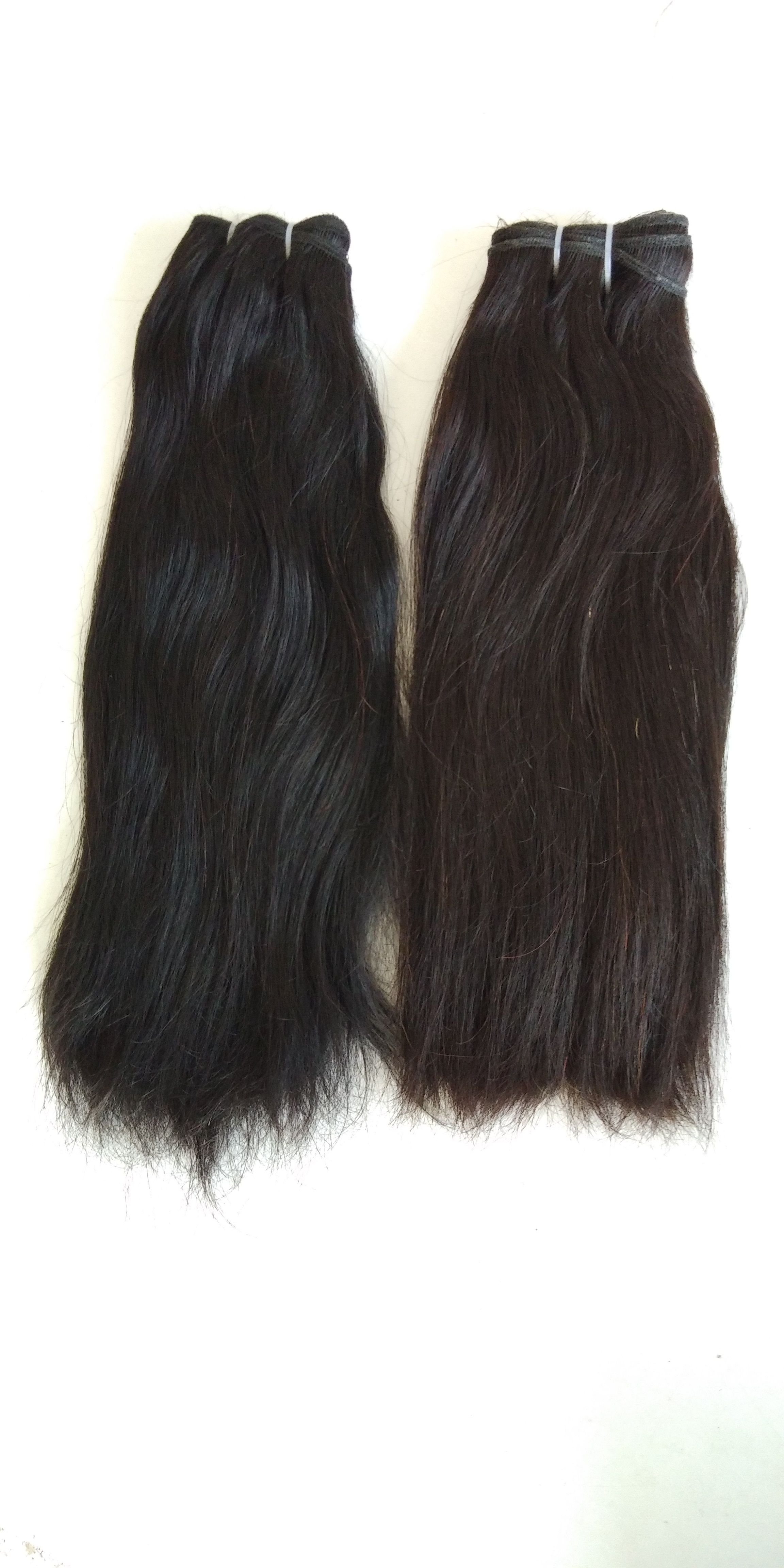 Indian Natural Straight Hair Bundles double machine weft