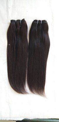 Indian Natural Straight Hair Bundles double machine weft