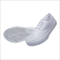 White Pt Shoes - Canvas Material, Lace-up Closure, Unisex Design | Durable, Stylish, Breathable, Lightweight, Easy To Clean, Comfortable