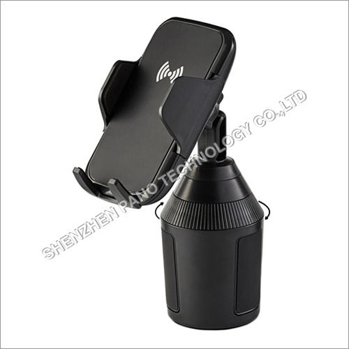 Car Cup Holder Phone Mount With 10W Wireless Charger