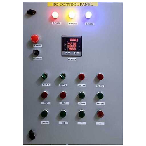 Three Phase RO Control Panel with Multifunction Meter