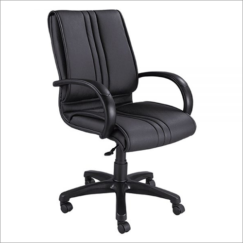 Black Leatherette Office Chair
