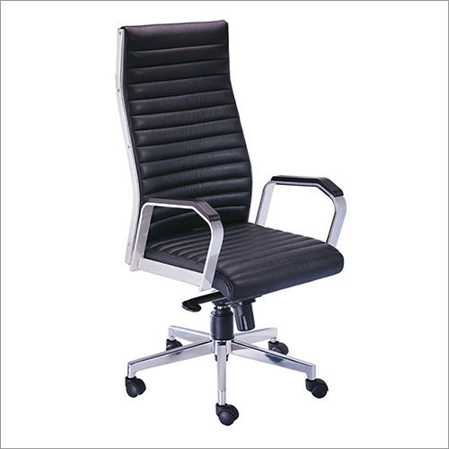 Black Office High Back Sleek Chair