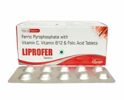 Ferric Pyrophosphate With Vitamin C Vitamin B12  and Folic Acid Tablets