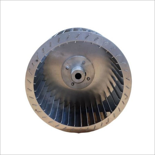 Silver Aluminium Fan Impeller