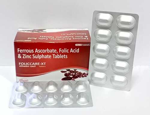 Ferrous Ascorbate Folic Acid and Zinc Sulphate Tablets