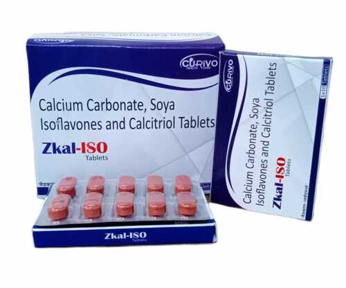 Calcium Carbonate and Soya Isoflavones and Calcitriol Tablets