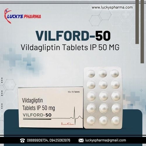 Vildagliptin 50mg Tablet