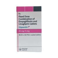 Glyxambi (Empagliflozin-Linagliptin) 25mg/5mg Tablets