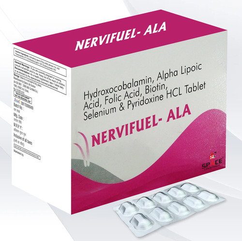 Alpha Lipoic Acid Hydroxocobalamin Biotin Folic Acid Selenium with Pyridoxine HCL Tablets