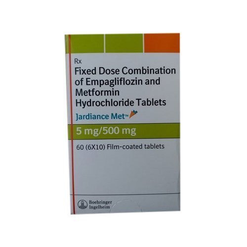 Jardiance Met (Empagliflozin-Metformin) 5mg/500mg Tablets