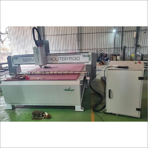 White Automatic Wood Working Cnc Router Machine With Auto Clamping