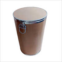 Fiber Paper Drum - Paper Material, 15 Inch Size, Brown Color | Sturdy, Environment Friendly, Recyclable, Customized Diameters Available