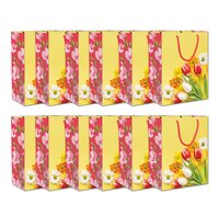 Small Luxury Yellow Floral Carry Bags