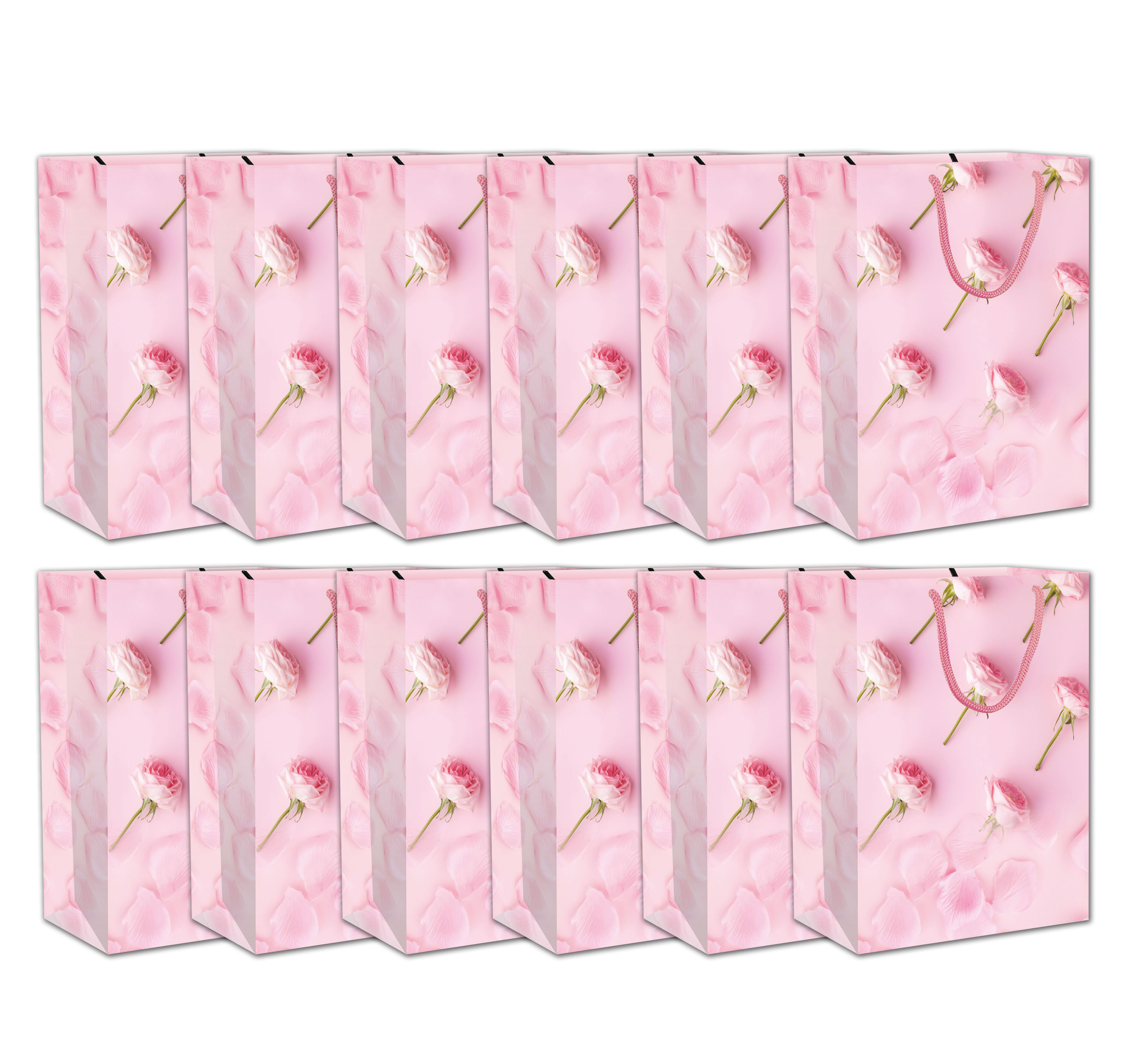 Small Luxury Rose Floral Carry Bags