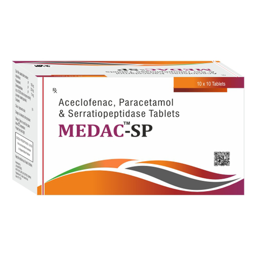 Aceclofenac Paracetamol Serratiopeptidase Tablet In Ambala Dealers Traders