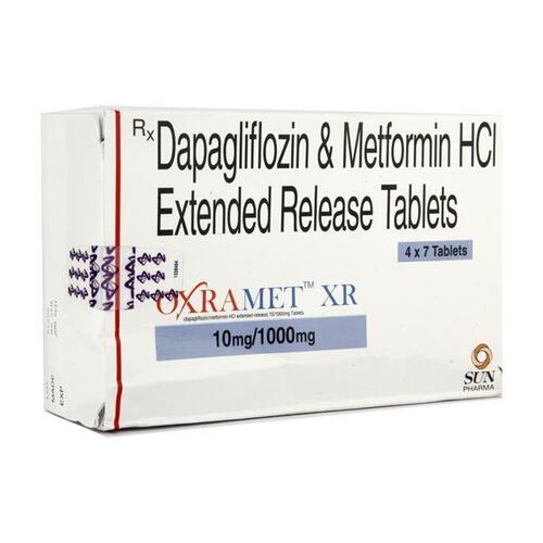 Oxramet XR (Dapagliflozin-Metformin) 10mg/1000mg Tablets