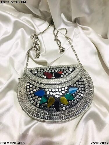 Stylish Designer Metal Clutches Bag