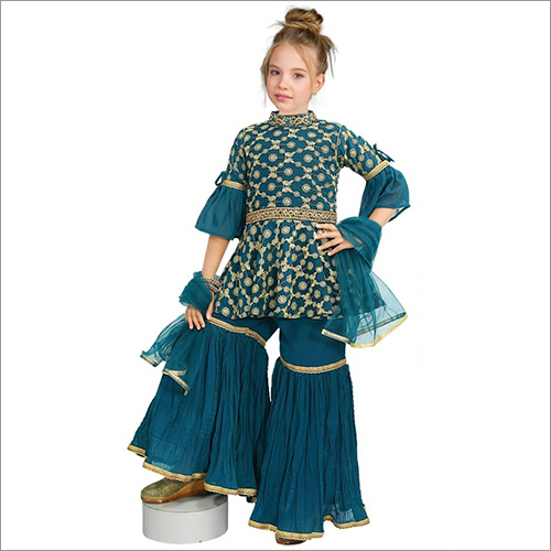 Different Colors Available Girls Gharara Suit