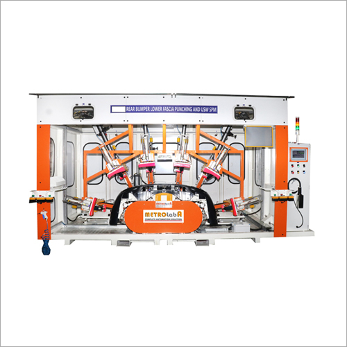 Industrial Rear Bumper Punching Ultrasonic Welding SPM