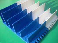 Plastic modular conveyor belt