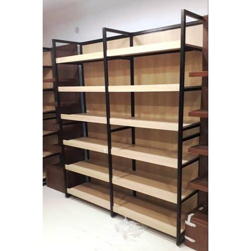 4-Pole Wooden Display Rack